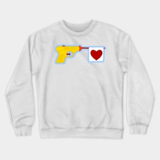 Yellow Heart Gun Crewneck Sweatshirt